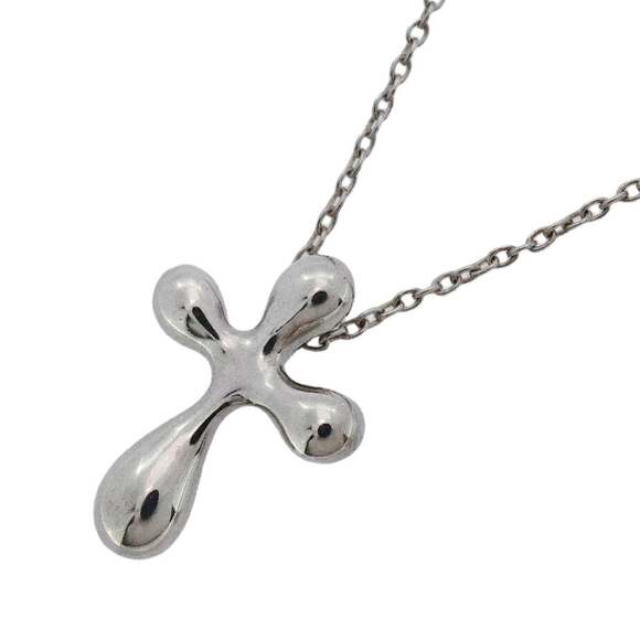 Tiffany Small Cross Necklace in Silver 925 for Women